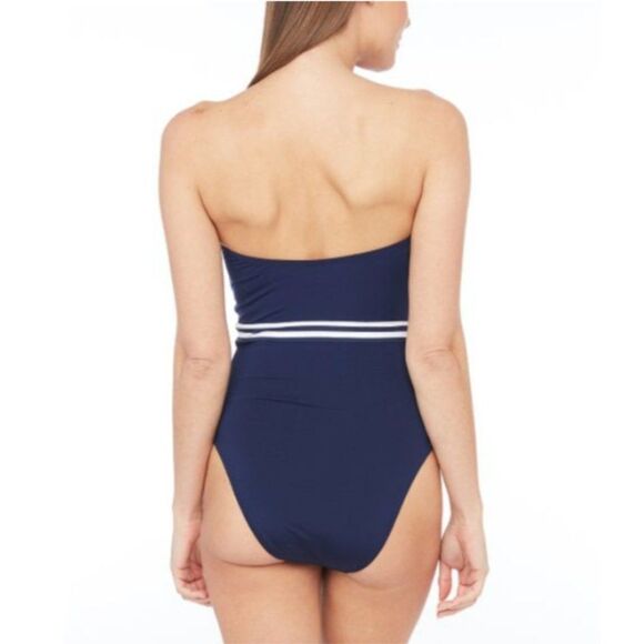 🆕️Trina Turk MADE IN THE SHADE BANDEAU ONE PIECE SWIMSUIT Sz 6 - Picture 11 of 16